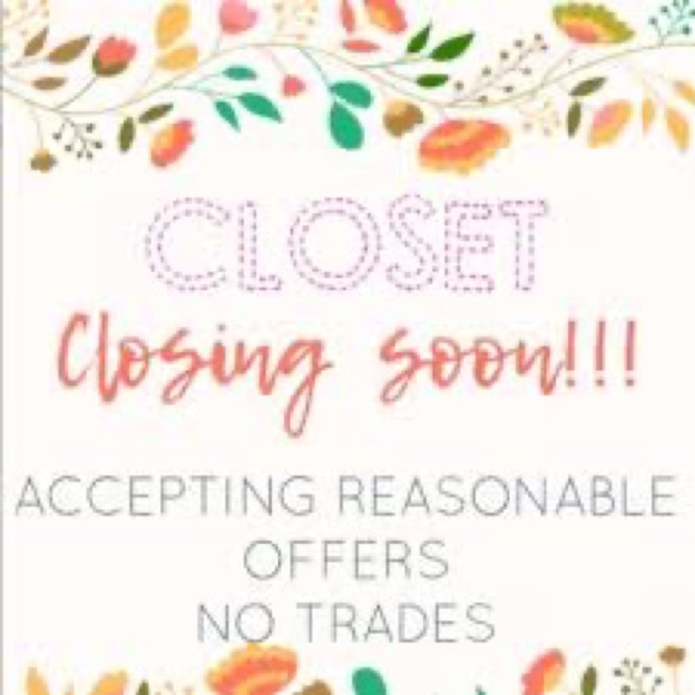 -CLOSET CLOSING SOON-